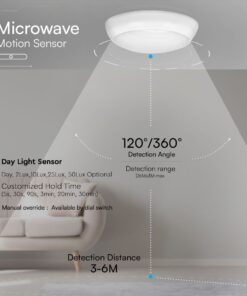Φωτιστικό Οροφής 8W/16W/20W LED SAMSUNG 3IN1 IP65 V-TAC – 801-24VT