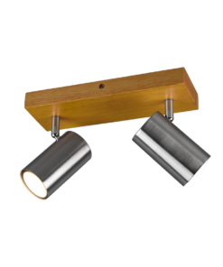 Σποτ Trio Lighting 2xGU10 Νίκελ Ματ Μεταλλικό 812400207