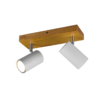 Σποτ Trio Lighting   2xGU10 Λευκό Ματ Μεταλλικό    812400231