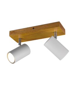 Σποτ Trio Lighting 2xGU10 Λευκό Ματ Μεταλλικό 812400231