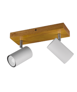 Σποτ Trio Lighting 2xGU10 Λευκό Ματ Μεταλλικό 812400231