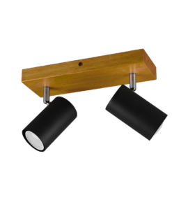 Σποτ Trio Lighting 2xGU10 Μαύρο Ματ Μεταλλικό 812400232