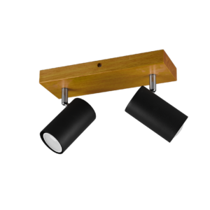 Σποτ Trio Lighting   2xGU10 Μαύρο Ματ Μεταλλικό    812400232