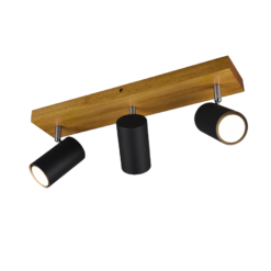 Σποτ Trio Lighting 3xGU10 Μαύρο Ματ Μεταλλικό 812400332