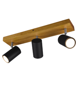 Σποτ Trio Lighting 3xGU10 Μαύρο Ματ Μεταλλικό 812400332