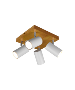 Σποτ Trio Lighting 4xGU10 Λευκό Ματ Μεταλλικό 812400431