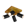 Σποτ Trio Lighting   4xGU10 Μαύρο Ματ Μεταλλικό    812400432
