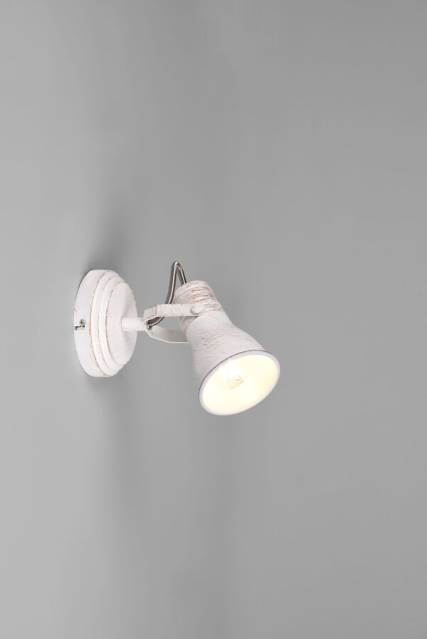 Φωτιστικό Spot Trio Lighting STEAM  1x E14 Λευκό Αντικέ Μεταλλικό   – 813400127