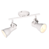 Φωτιστικό Spot Trio Lighting STEAM  2x E14 Λευκό Αντικέ Μεταλλικό   – 813400227