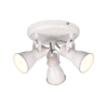 Φωτιστικό Spot Trio Lighting STEAM  3x E14 Λευκό Αντικέ Μεταλλικό   – 813430327