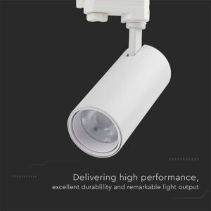 Φωτιστικό ράγας τριφασικό COB LED 30W Λευκού Χρώματος V-TAC – 8142
