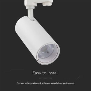 Φωτιστικό ράγας τριφασικό COB LED 30W Λευκού Χρώματος V-TAC – 8142
