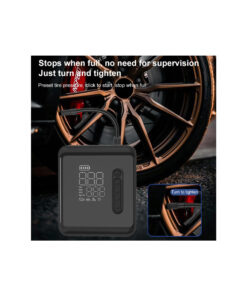 GloboStar® 81490 Φορητή Επαναφορτιζόμενη Ψηφιακή Τρόμπα – Κομπρέσορας Αέρος Αυτοκινήτου & Μοτοσυκλέτας – με Οθόνη LCD & Ενσωματωμένη Επαναφορτιζόμενη Μπαταρία Λιθίου 7800 mAh – Πίεση Αέρος Max 150 PSI – 5 Προγράμματα – Φακό LED – Power Bank με έξοδο USB 2.0 – Φορτιστή Αυτοκινήτου – Μ11.5 x Π5 x Υ13cm – 3 Χρόνια Εγγύηση