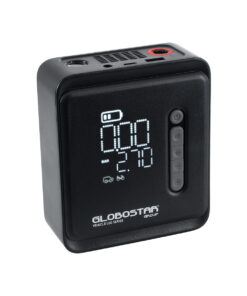 GloboStar® 81490 Φορητή Επαναφορτιζόμενη Ψηφιακή Τρόμπα – Κομπρέσορας Αέρος Αυτοκινήτου & Μοτοσυκλέτας – με Οθόνη LCD & Ενσωματωμένη Επαναφορτιζόμενη Μπαταρία Λιθίου 7800 mAh – Πίεση Αέρος Max 150 PSI – 5 Προγράμματα – Φακό LED – Power Bank με έξοδο USB 2.0 – Φορτιστή Αυτοκινήτου – Μ11.5 x Π5 x Υ13cm – 3 Χρόνια Εγγύηση