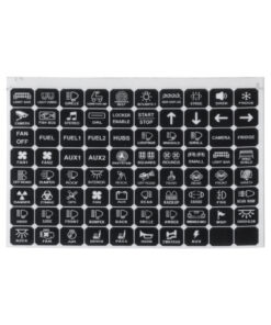 GloboStar® 81503 Ψηφιακό Πάνελ Ελέγχου Φωτισμού DIY Bluetooth για Οχήματα με 8 Διακόπτες On/Off DC 12-24V Max 1200W 60A Αδιάβροχο IP65 Μ12 x Π7 x Υ1.5cm – 2 Χρόνια Εγγύηση