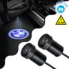 GloboStar® 81603 BMW Ghost Car Brand Logo Projector – Προτζέκτορας Προβολής Μάρκας Αυτοκινήτου LED CREE XHP35 3W 240lm 120° DC 12V IP20 Ψυχρό Λευκό 6000K