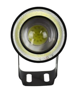 GloboStar® 81634 Σετ Προβολάκια Ομίχλης Angel Eyes LED CREE COB 40W 6400lm 45° DC 12V Αδιάβροχα IP65 Ψυχρό Λευκό 6000K