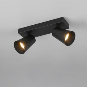 Πολύφωτο Σποτ Οροφής 2xGU10 Μαύρο Trio Lighting – 817100232