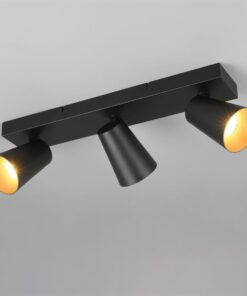 Πολύφωτο Σποτ Οροφής 3xGU10 Μαύρο Trio Lighting – 817100332