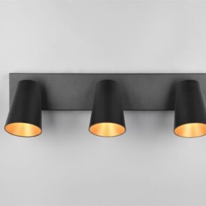 Πολύφωτο Σποτ Οροφής 3xGU10 Μαύρο Trio Lighting – 817100332
