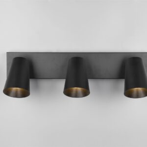 Πολύφωτο Σποτ Οροφής 3xGU10 Μαύρο Trio Lighting – 817100332