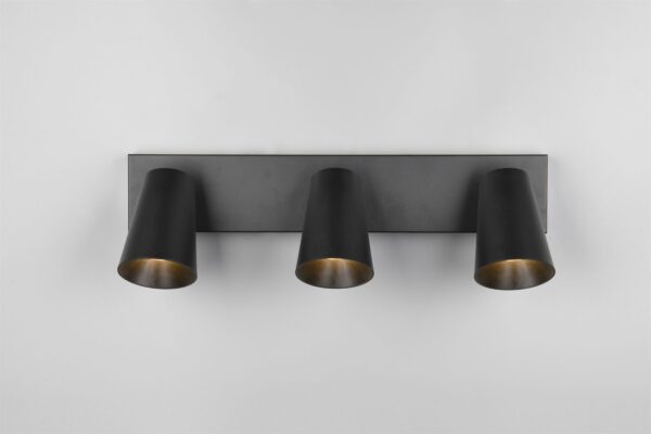 Πολύφωτο Σποτ Οροφής 3xGU10 Μαύρο Trio Lighting – 817100332