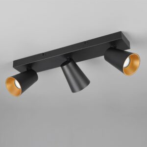 Πολύφωτο Σποτ Οροφής 3xGU10 Μαύρο Trio Lighting – 817100332