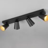 Πολύφωτο Σποτ Οροφής 4xGU10 Μαύρο Trio Lighting – 817100432