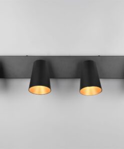 Πολύφωτο Σποτ Οροφής 4xGU10 Μαύρο Trio Lighting – 817100432