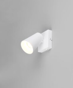 Φωτιστικό Σποτ Τοίχου/Οροφής Λευκό Ματ SHARP 1xGU10 με Διακόπτη Trio Lighting – 817170131