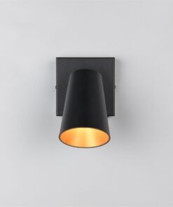 Φωτιστικό Σποτ Τοίχου/Οροφής Μαύρο Ματ SHARP 1xGU10 με Διακόπτη Trio Lighting – 817170132