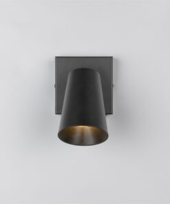 Φωτιστικό Σποτ Τοίχου/Οροφής Μαύρο Ματ SHARP 1xGU10 με Διακόπτη Trio Lighting – 817170132