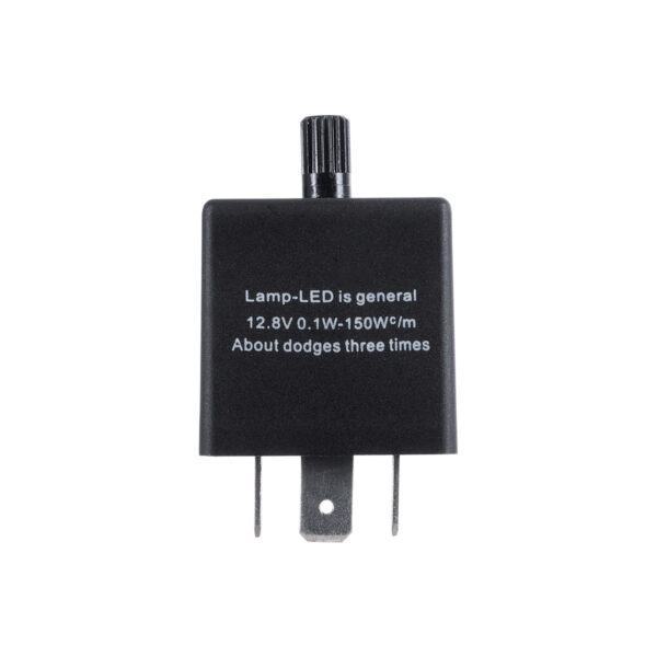 GloboStar® 81742 Flasher for LED – Ρελέ με 3 Pin για Λαμπτήρες LED Φλας DC 12V Από 0.24W έως 240W