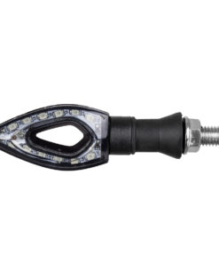 GloboStar® 81752 ΣΕΤ 2 x Φλάς Μοτοσυκλέτας Universal Arrow LED SMD 5050 5W DC 12V Πορτοκαλί Αδιάβροχα IP65