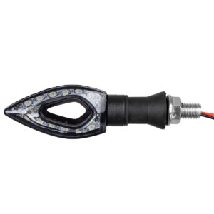 GloboStar® 81752 ΣΕΤ 2 x Φλάς Μοτοσυκλέτας Universal Arrow LED SMD 5050 5W DC 12V Πορτοκαλί Αδιάβροχα IP65