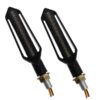 LED Φλάς Σετ 2 Τεμαχίων Μοτοσυκλέτας Knife με 23 SMD 2 Λειτουργιών Κόκκινο για Στοπ & Πορτοκαλί για Φλας GloboStar 81756