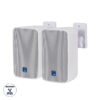 GloboStar® FDB ES104WT 98001 Facilities Speaker – Παθητικό Ηχείο Εγκαταστάσεων Επιτοίχιο με Μετασχηματιστή 100V & 16Ω – 40W RMS (160W Peak) – 1 x 4″ Inches LF & 1 x 0.8″ Inches HF – Αδιάβροχο IP65 – Λευκό – Μ14.1 x Π17 x Υ23cm – Ζεύγος