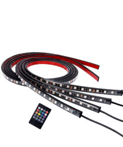GloboStar® 81841 Car Underbody LED Tube Kit DC 12V 72W με Ασύρματο Χειριστήριο IR Αδιάβροχο IP68 Πολύχρωμο RGB