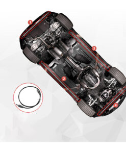 GloboStar® 81841 Car Underbody LED Tube Kit DC 12V 72W με Ασύρματο Χειριστήριο IR Αδιάβροχο IP68 Πολύχρωμο RGB