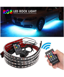 GloboStar® 81841 Car Underbody LED Tube Kit DC 12V 72W με Ασύρματο Χειριστήριο IR Αδιάβροχο IP68 Πολύχρωμο RGB