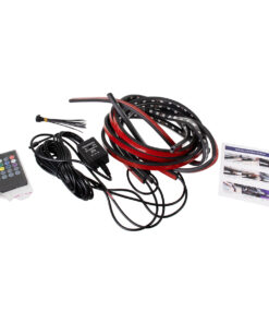 GloboStar® 81841 Car Underbody LED Tube Kit DC 12V 72W με Ασύρματο Χειριστήριο IR Αδιάβροχο IP68 Πολύχρωμο RGB