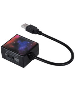 GloboStar® 81847 Διακοσμητικό Φωτιστικό Ειδικών Φωτορυθμικών Εφέ PARTY Disco LASER DC 5V με Καλώδιο Τροφοδοσίας USB Μπλέ Κόκκινο IP20 Μ26.5 x Π4.5 x Υ2.5cm