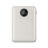 Power Bank 10000mAh με Οθόνη και 2 Θύρες USB Λευκό V-TAC – 8187
