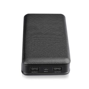 Power Bank 20000mAh με 2 Θύρες USB Μάυρο V-TAC – 8190