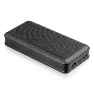 Power Bank 20000mAh με 2 Θύρες USB Μάυρο V-TAC – 8190