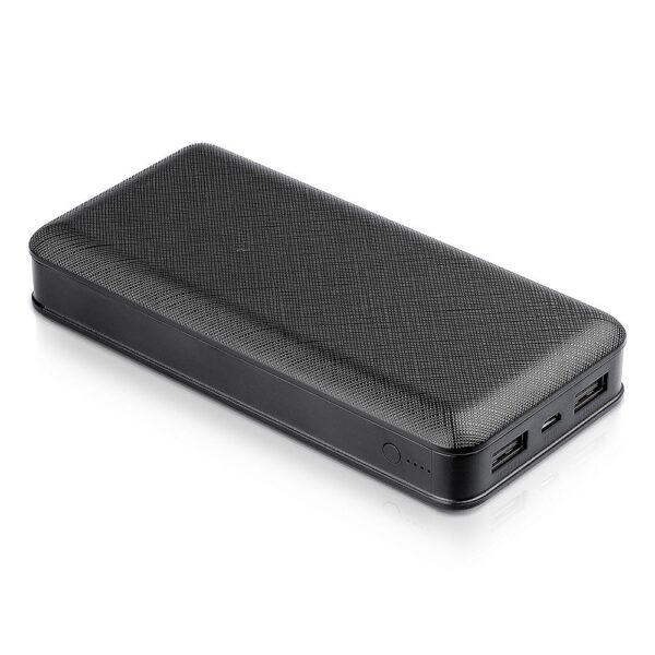 Power Bank 20000mAh με 2 Θύρες USB Μάυρο V-TAC – 8190
