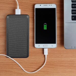 Power Bank 20000mAh με 2 Θύρες USB Μάυρο V-TAC – 8190