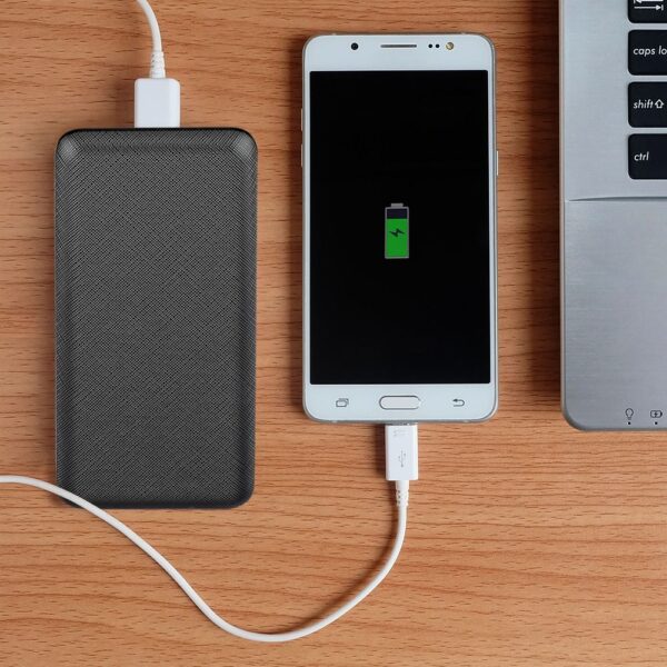 Power Bank 20000mAh με 2 Θύρες USB Μάυρο V-TAC – 8190