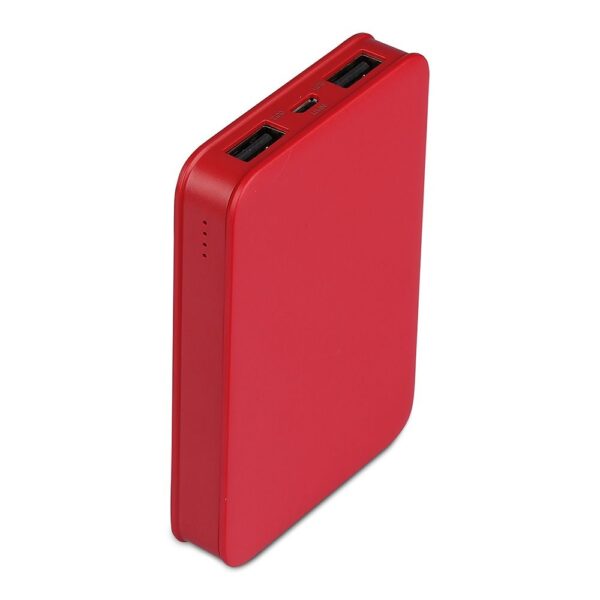 Power Bank 5000mAh με 2 Θύρες USB Κόκκινο V-TAC - 8192