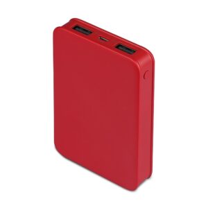 Power Bank 5000mAh με 2 Θύρες USB Κόκκινο V-TAC – 8192